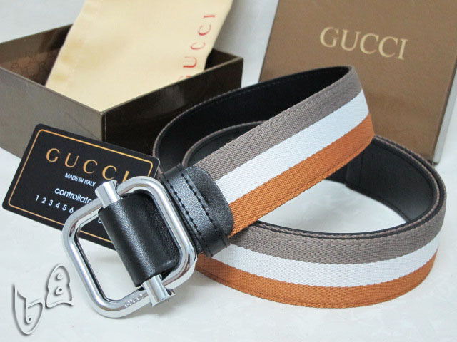 Super Perfect Quality G Belts(100% Genuine Leather,steel Buckle)-266