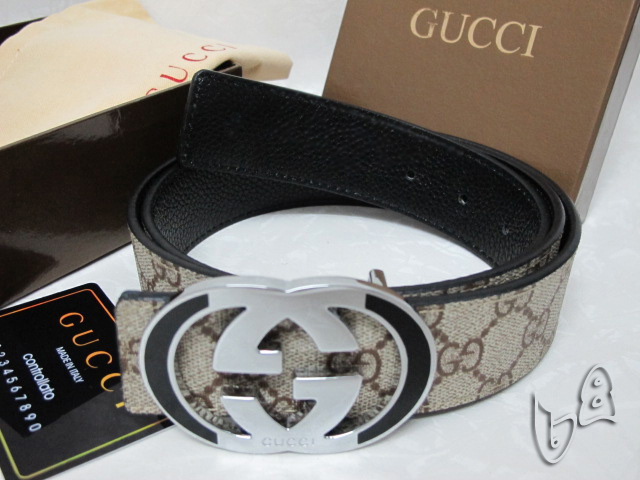 Super Perfect Quality G Belts(100% Genuine Leather,steel Buckle)-294