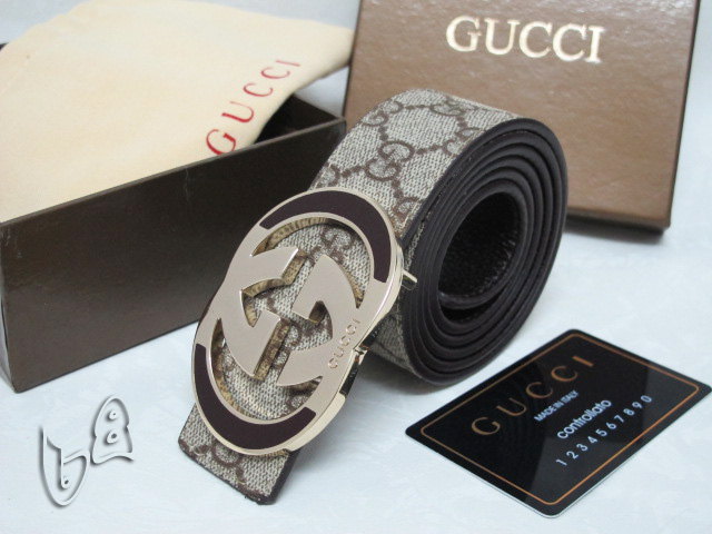 Super Perfect Quality G Belts(100% Genuine Leather,steel Buckle)-305