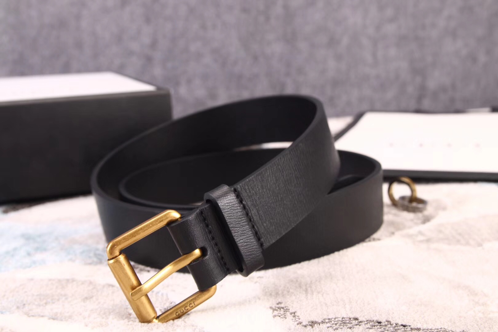 Super Perfect Quality G Belts(100% Genuine Leather,steel Buckle)-375