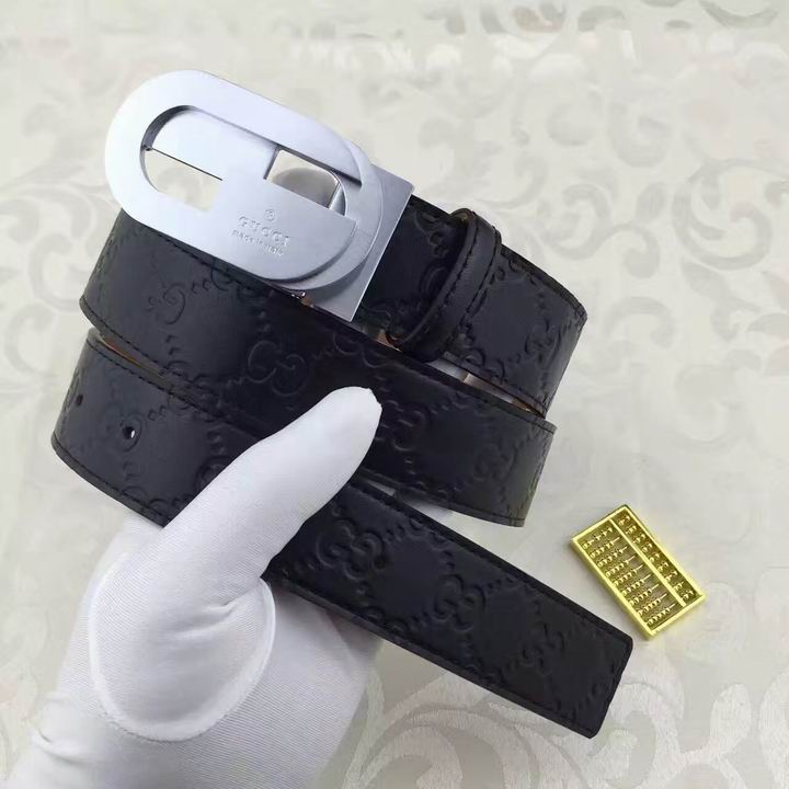 Super Perfect Quality G Belts(100% Genuine Leather,steel Buckle)-838
