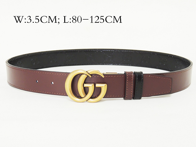 Super Perfect Quality G women Belts(100% Genuine Leather,steel Buckle)-141