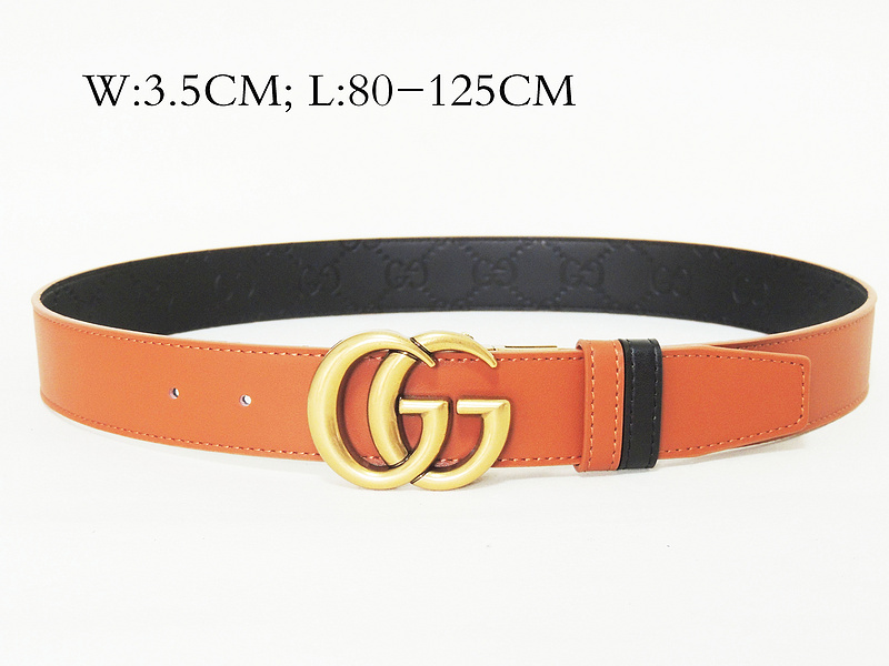 Super Perfect Quality G women Belts(100% Genuine Leather,steel Buckle)-146