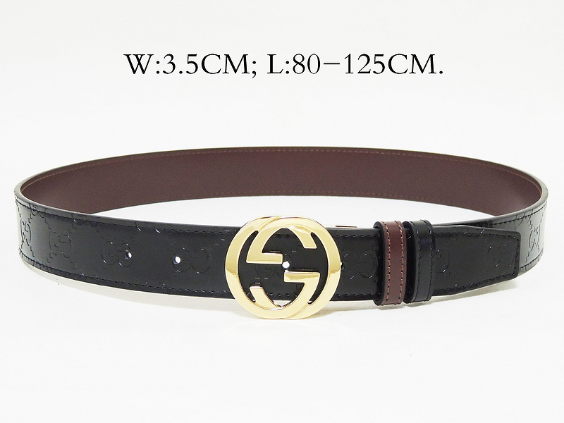 Super Perfect Quality G women Belts(100% Genuine Leather,steel Buckle)-162
