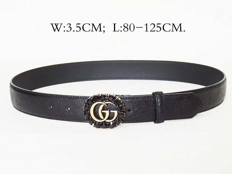 Super Perfect Quality G women Belts(100% Genuine Leather,steel Buckle)-170