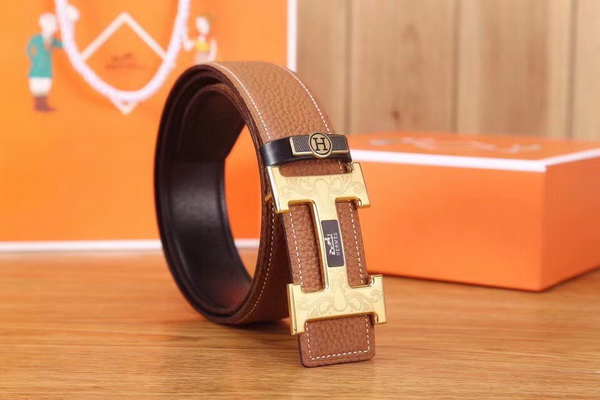 Super Perfect Quality Hermes Belts(100% Genuine Leather,Reversible Steel Buckle)-1022