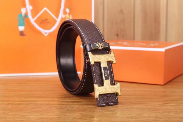 Super Perfect Quality Hermes Belts(100% Genuine Leather,Reversible Steel Buckle)-1024
