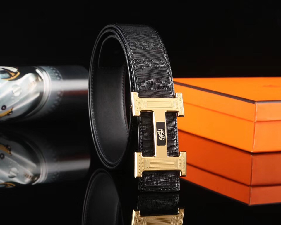Super Perfect Quality Hermes Belts(100% Genuine Leather,Reversible Steel Buckle)-1034