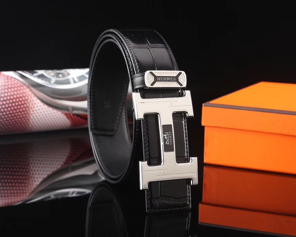 Super Perfect Quality Hermes Belts(100% Genuine Leather,Reversible Steel Buckle)-1036