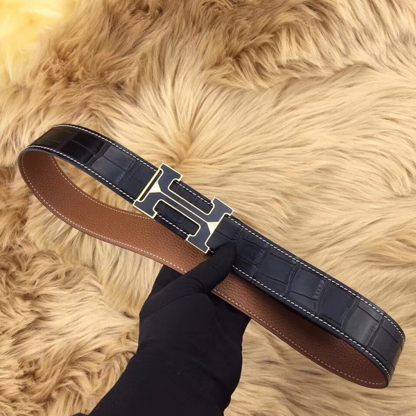 Super Perfect Quality Hermes Belts(100% Genuine Leather,Reversible Steel Buckle)-1058