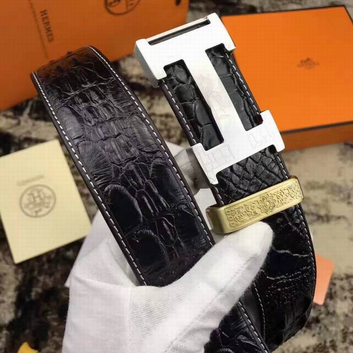 Super Perfect Quality Hermes Belts(100% Genuine Leather,Reversible Steel Buckle)-1128