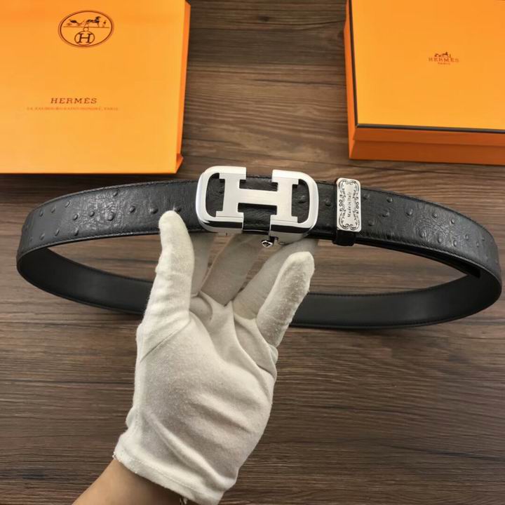 Super Perfect Quality Hermes Belts(100% Genuine Leather,Reversible Steel Buckle)-1130