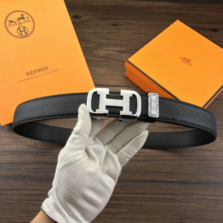 Super Perfect Quality Hermes Belts(100% Genuine Leather,Reversible Steel Buckle)-1138