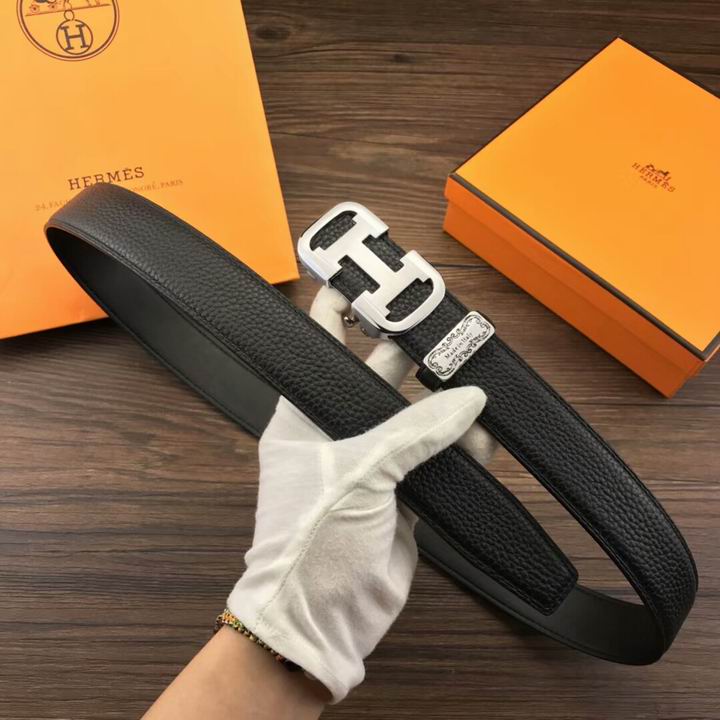 Super Perfect Quality Hermes Belts(100% Genuine Leather,Reversible Steel Buckle)-1139