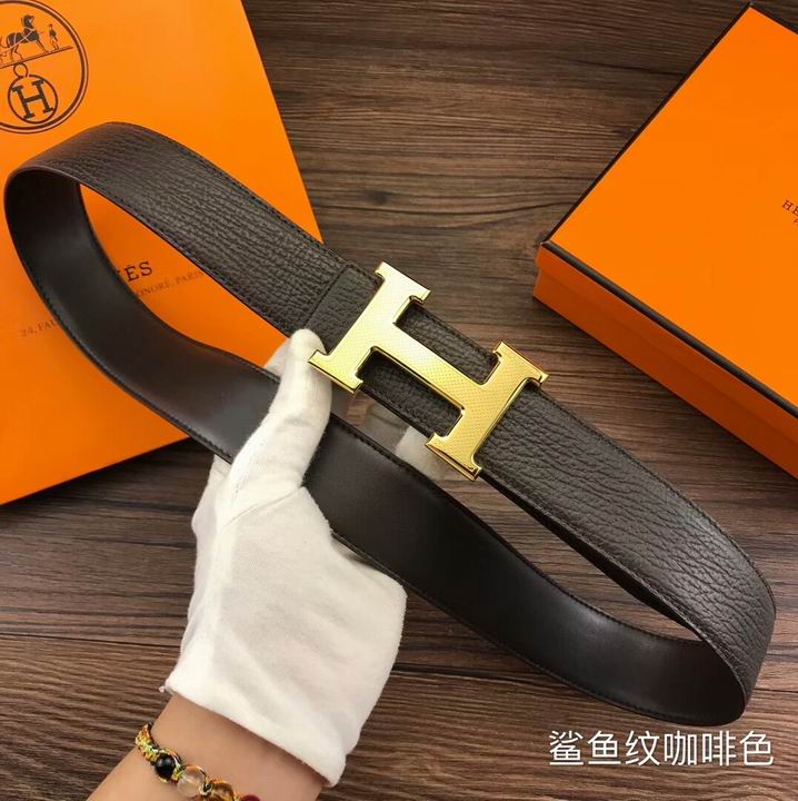 Super Perfect Quality Hermes Belts(100% Genuine Leather,Reversible Steel Buckle)-1148