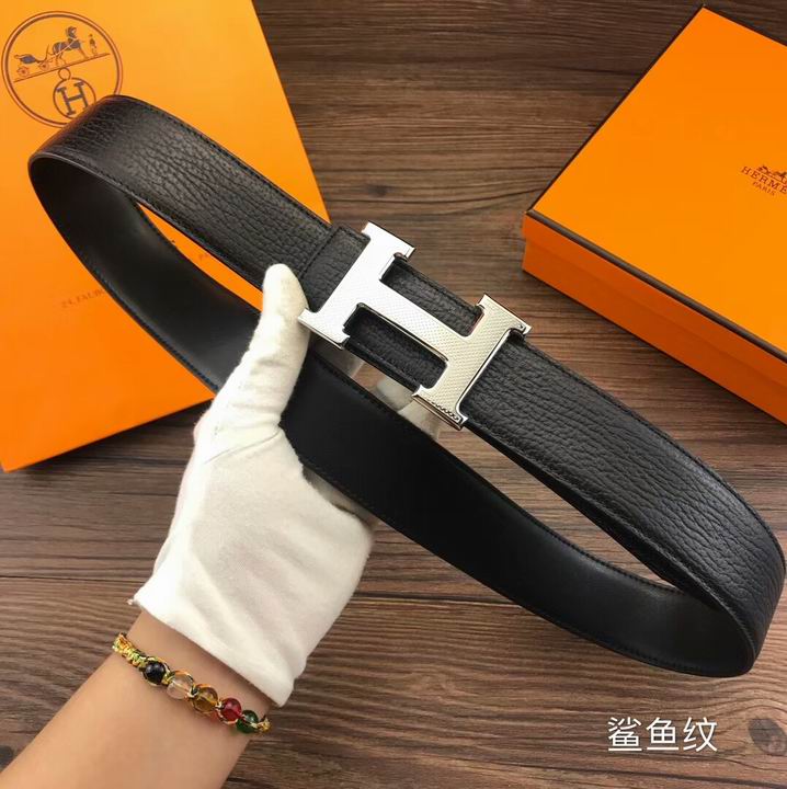 Super Perfect Quality Hermes Belts(100% Genuine Leather,Reversible Steel Buckle)-1149