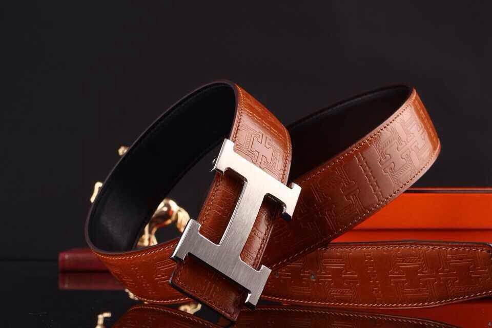 Super Perfect Quality Hermes Belts(100% Genuine Leather,Reversible Steel Buckle)-1158