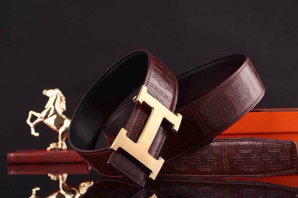 Super Perfect Quality Hermes Belts(100% Genuine Leather,Reversible Steel Buckle)-1163