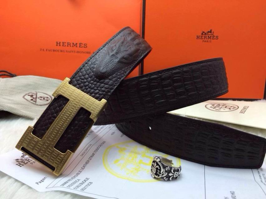 Super Perfect Quality Hermes Belts(100% Genuine Leather,Reversible Steel Buckle)-1180