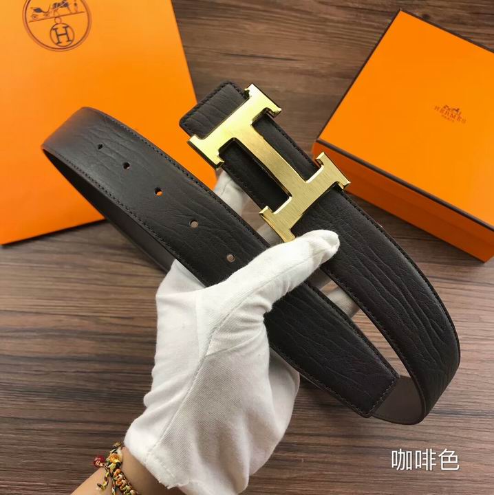 Super Perfect Quality Hermes Belts(100% Genuine Leather,Reversible Steel Buckle)-1191