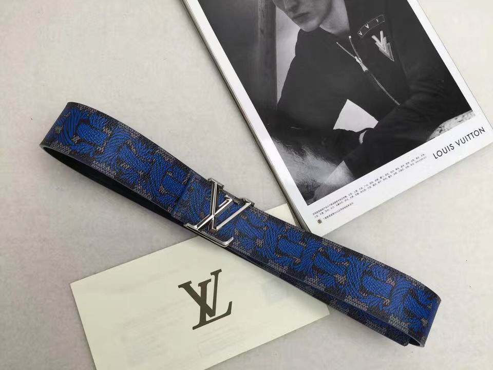 Super Perfect Quality LV Belts(100% Genuine Leather,Steel Buckle)-1468