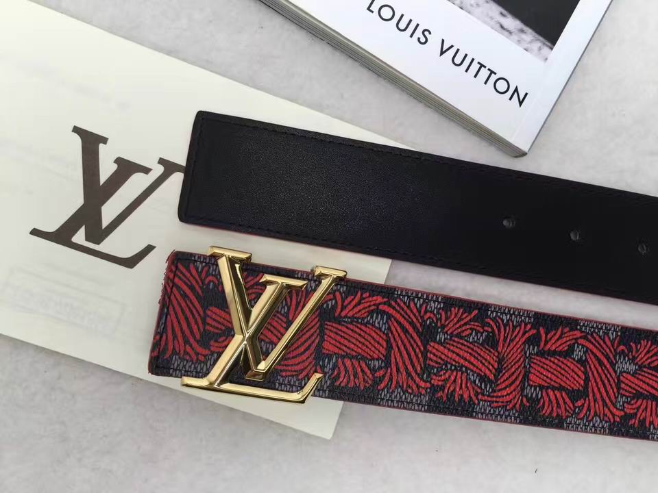 Super Perfect Quality LV Belts(100% Genuine Leather,Steel Buckle)-1471