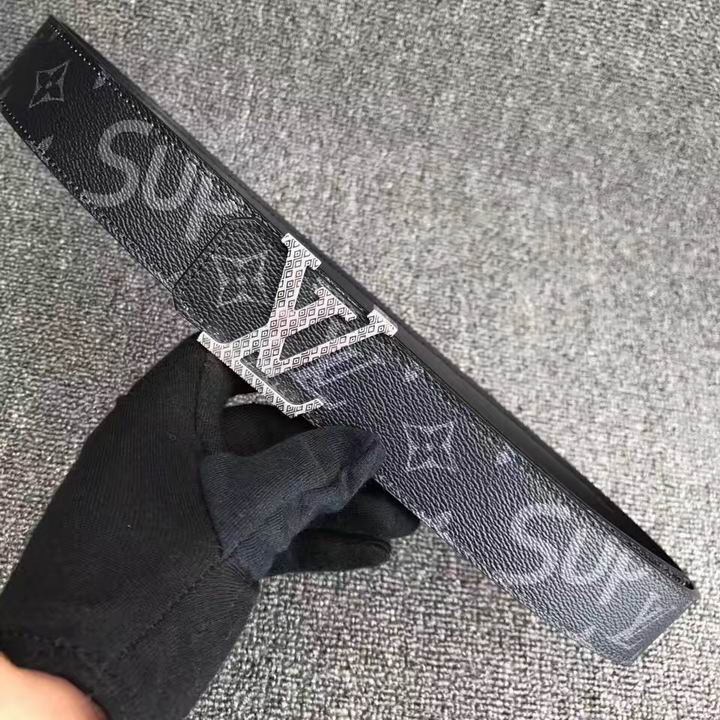 Super Perfect Quality LV Belts(100% Genuine Leather,Steel Buckle)-1500