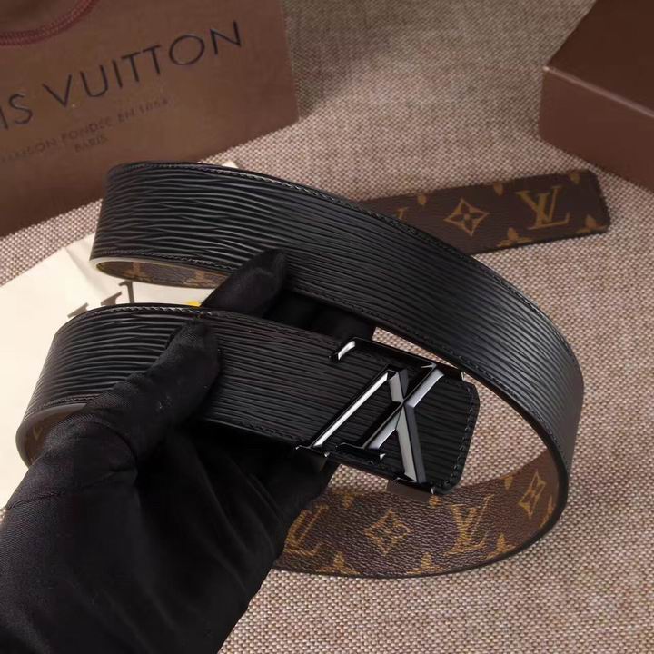 Super Perfect Quality LV Belts(100% Genuine Leather,Steel Buckle)-1503