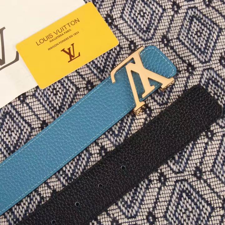 Super Perfect Quality LV Belts(100% Genuine Leather,Steel Buckle)-1524
