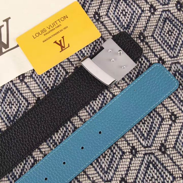 Super Perfect Quality LV Belts(100% Genuine Leather,Steel Buckle)-1526