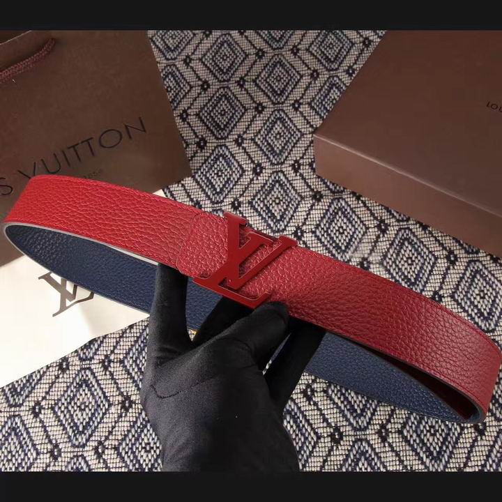 Super Perfect Quality LV Belts(100% Genuine Leather,Steel Buckle)-1532