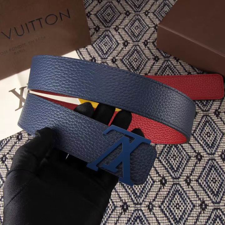 Super Perfect Quality LV Belts(100% Genuine Leather,Steel Buckle)-1535
