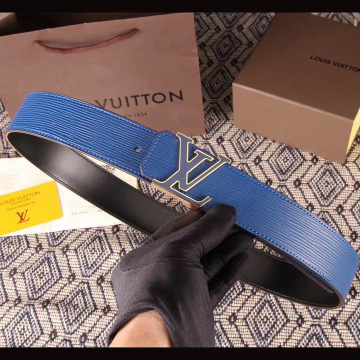 Super Perfect Quality LV Belts(100% Genuine Leather,Steel Buckle)-1546