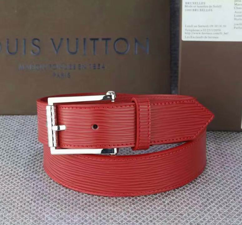 Super Perfect Quality LV Belts(100% Genuine Leather,Steel Buckle)-1603