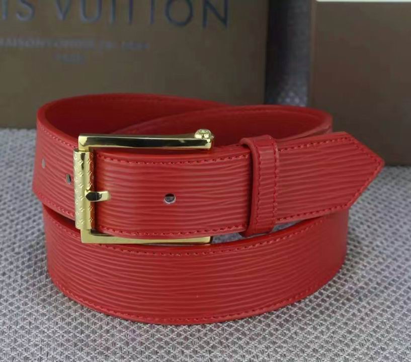 Super Perfect Quality LV Belts(100% Genuine Leather,Steel Buckle)-1606