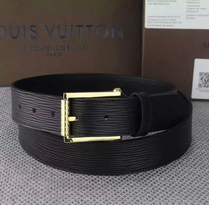 Super Perfect Quality LV Belts(100% Genuine Leather,Steel Buckle)-1609