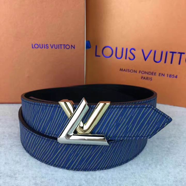 Super Perfect Quality LV Belts(100% Genuine Leather,Steel Buckle)-1651
