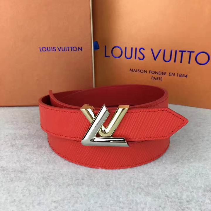 Super Perfect Quality LV Belts(100% Genuine Leather,Steel Buckle)-1653
