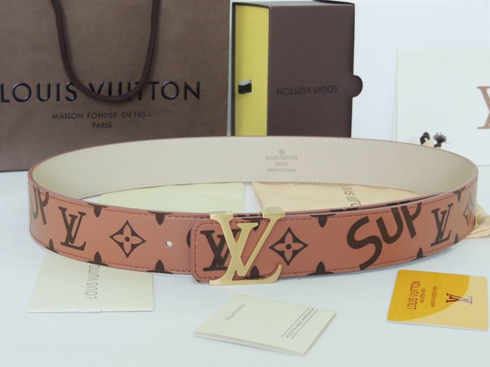 Super Perfect Quality LV Belts(100% Genuine Leather,Steel Buckle)-1671