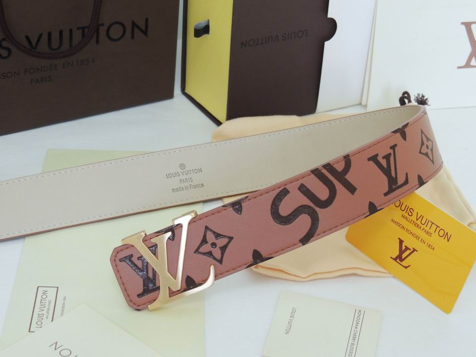 Super Perfect Quality LV Belts(100% Genuine Leather,Steel Buckle)-1672