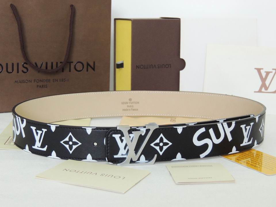 Super Perfect Quality LV Belts(100% Genuine Leather,Steel Buckle)-1677