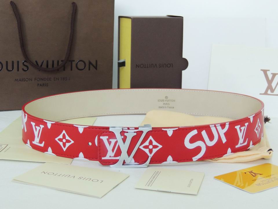 Super Perfect Quality LV Belts(100% Genuine Leather,Steel Buckle)-1681