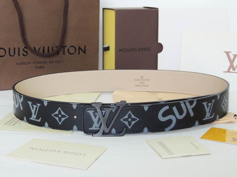 Super Perfect Quality LV Belts(100% Genuine Leather,Steel Buckle)-1683