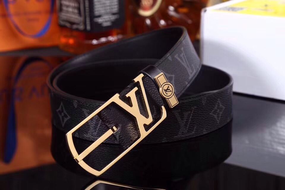 Super Perfect Quality LV Belts(100% Genuine Leather,Steel Buckle)-1712