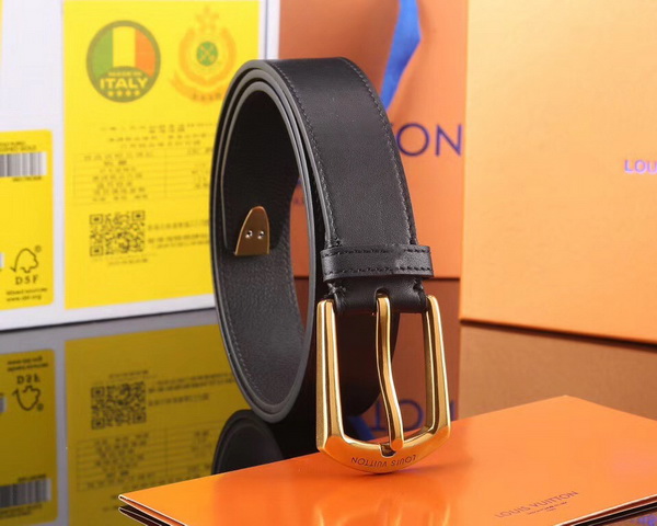 Super Perfect Quality LV Belts(100% Genuine Leather,Steel Buckle)-1729