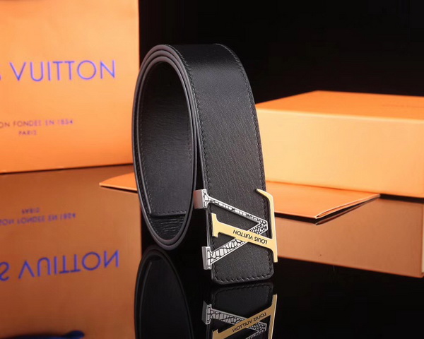 Super Perfect Quality LV Belts(100% Genuine Leather,Steel Buckle)-1749