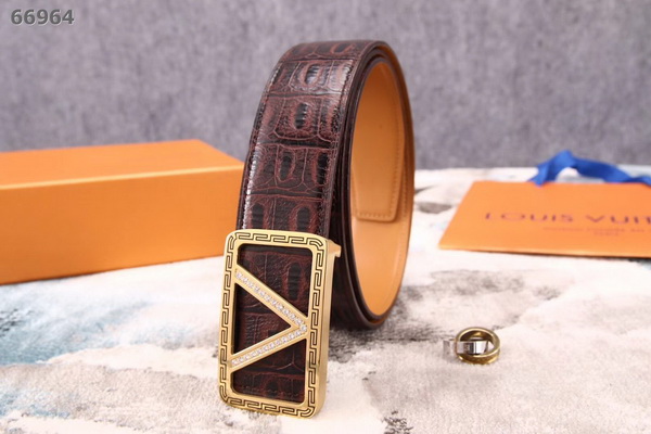 Super Perfect Quality LV Belts(100% Genuine Leather,Steel Buckle)-1751
