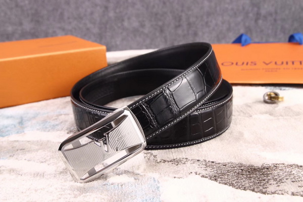 Super Perfect Quality LV Belts(100% Genuine Leather,Steel Buckle)-1752