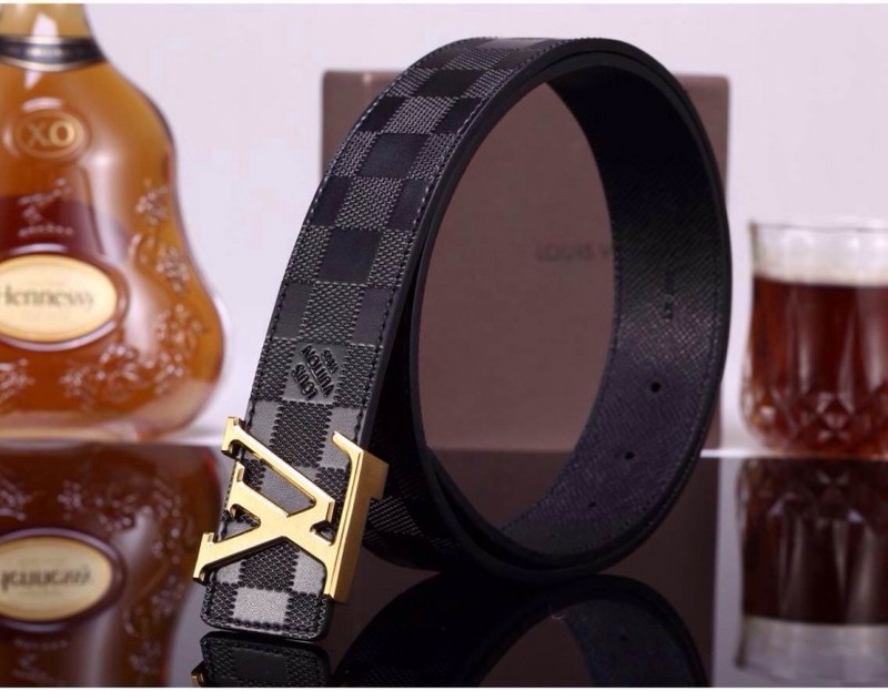 Super Perfect Quality LV Belts(100% Genuine Leather,Steel Buckle)-1848