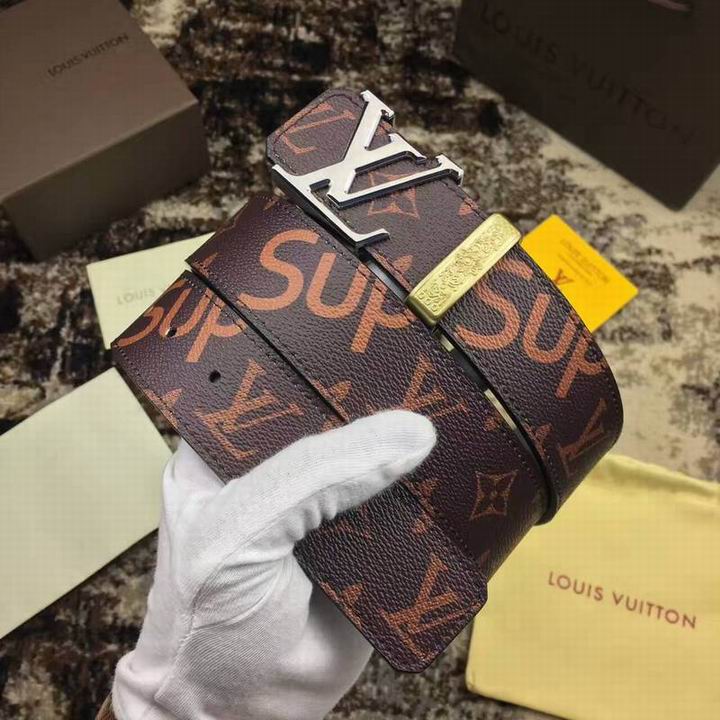 Super Perfect Quality LV Belts(100% Genuine Leather,Steel Buckle)-1902
